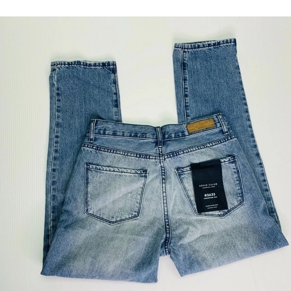 Denim Colab Jeans Womens Size 10 Merewether Slim Moon Blue NWT Saltwater Song - Picture 15 of 16